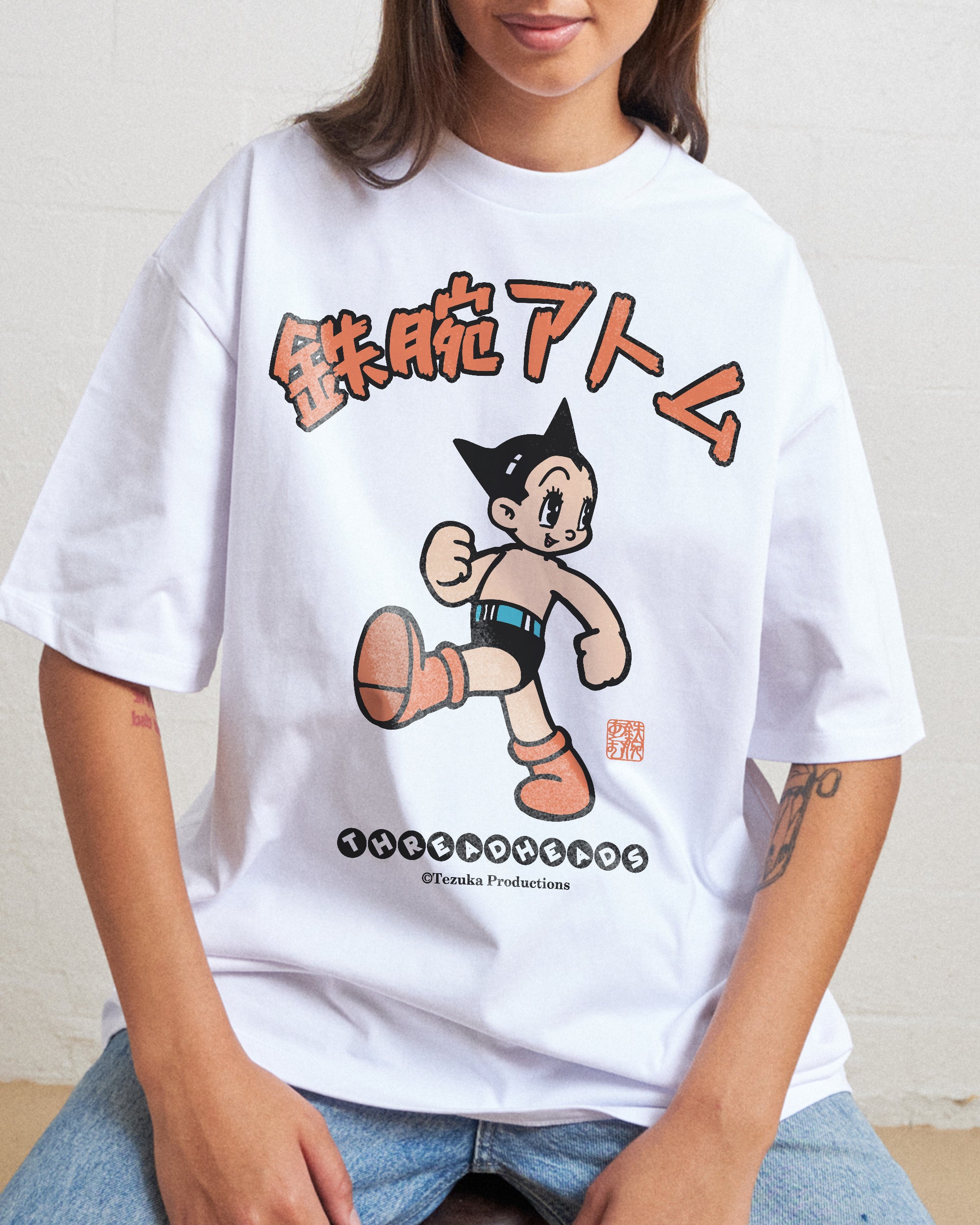 Astro Boy Tezuka Classics Oversized Graphic T-Shirt - Unisex 100% Combed Cotton