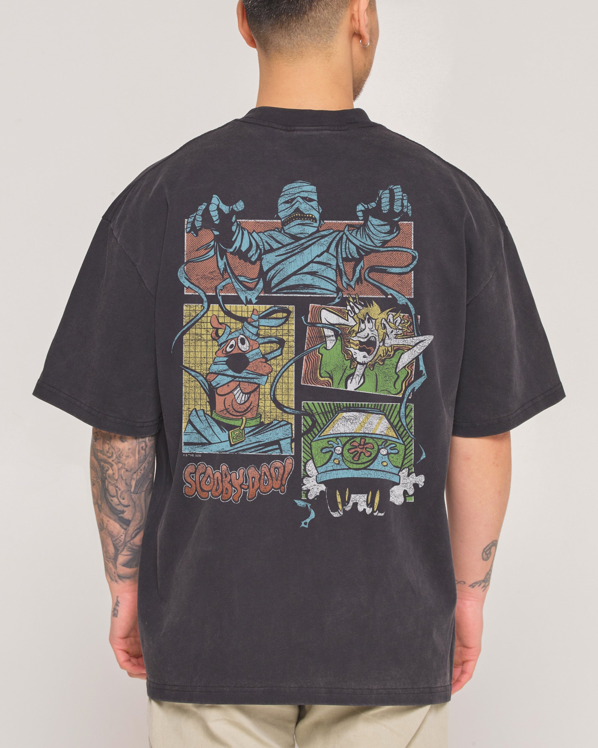 Ruh-Roh Oversized Scooby-Doo Graphic Tee - Unisex 100% Combed Cotton 275gsm