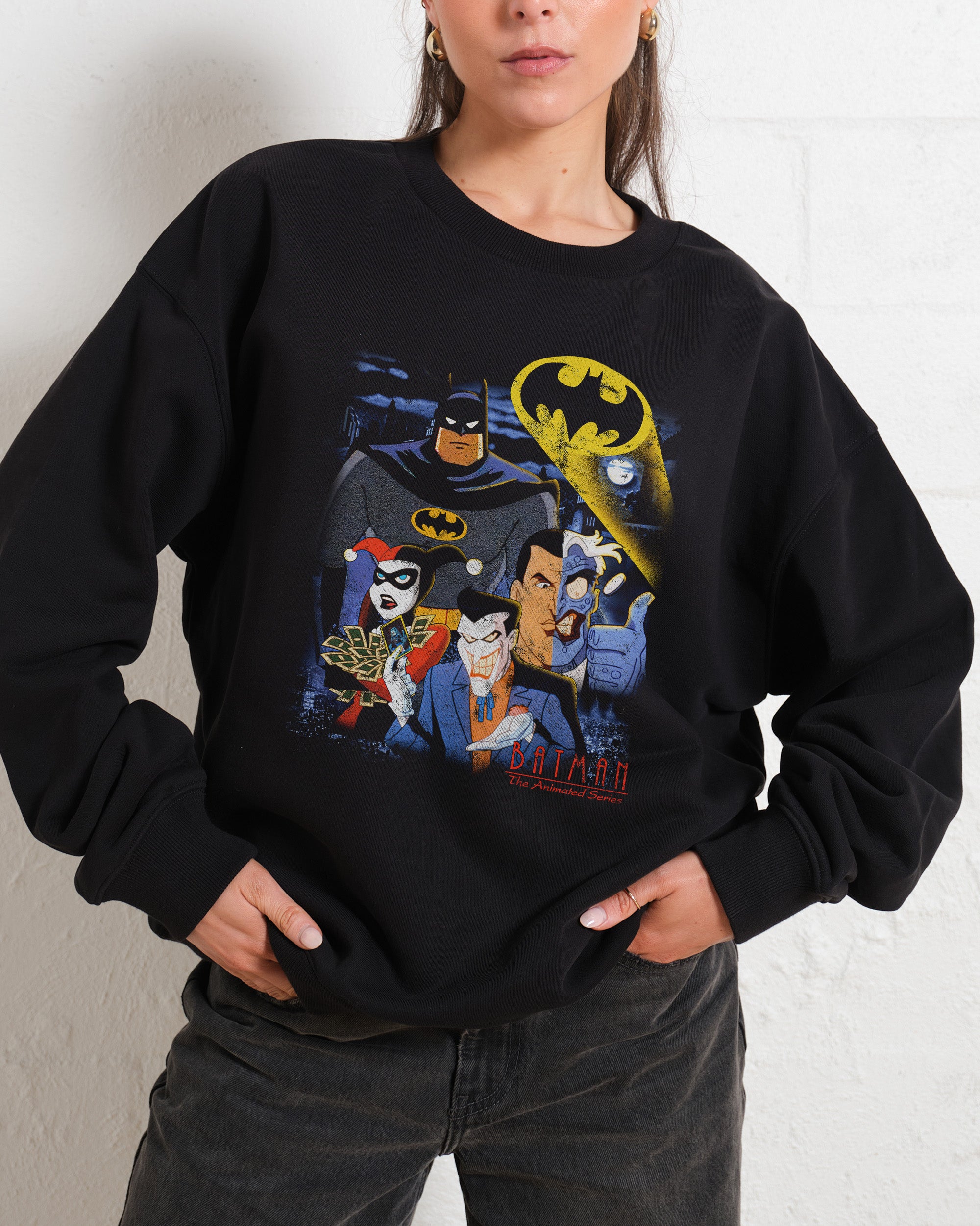 Batman The Animated Series Unisex Sweatshirt 80% Cotton 340gsm