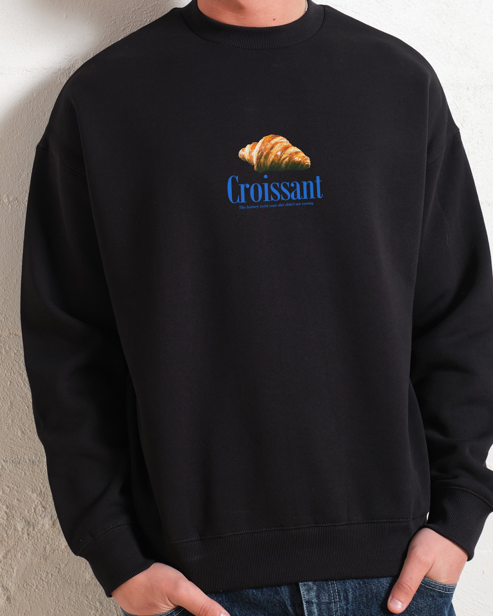 Le Croissant Unisex Graphic Print Sweatshirt 340gsm Cotton Poly Blend