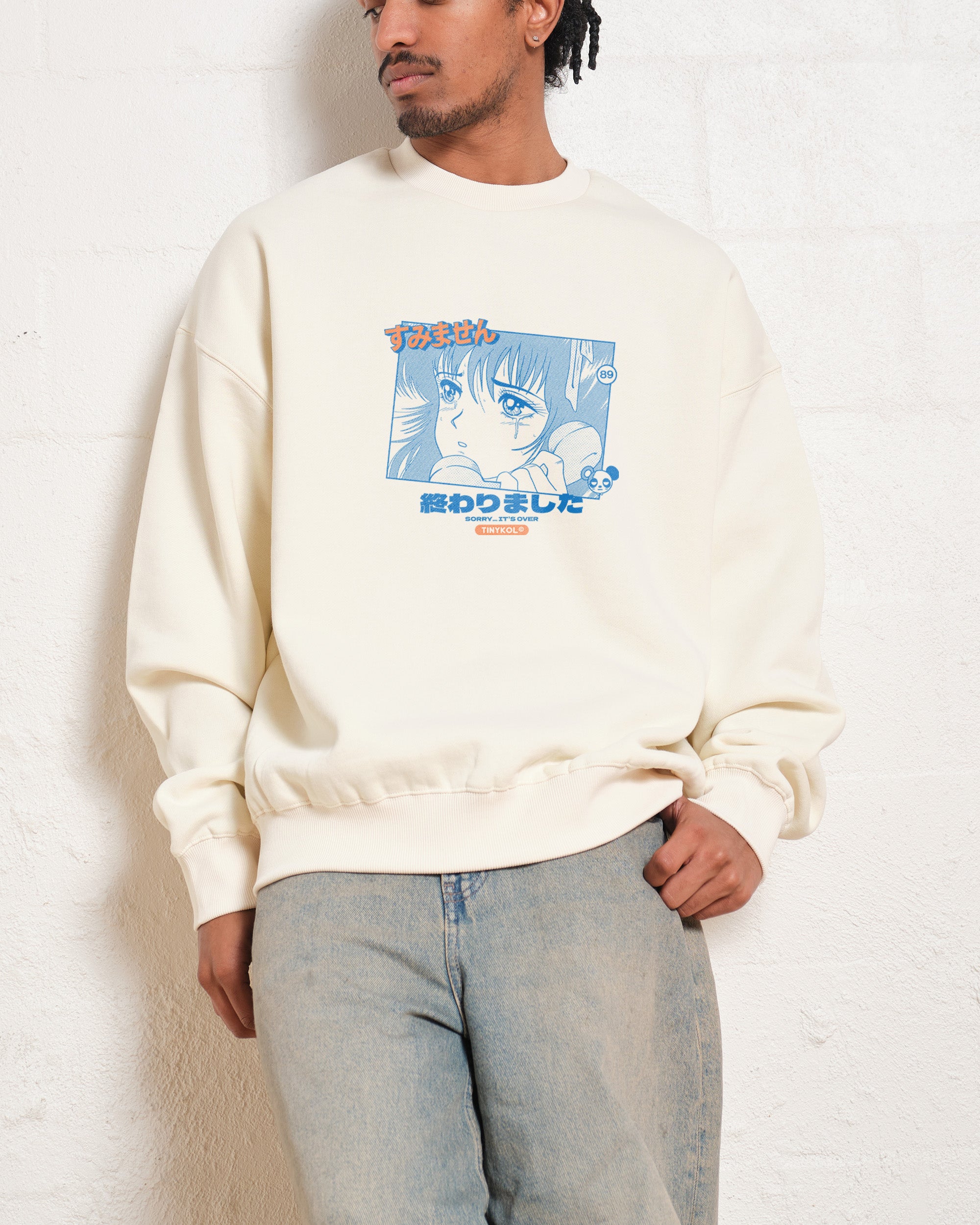 Sorry It's Over Graphic Unisex Sweatshirt 340gsm Cotton Polyester Blend