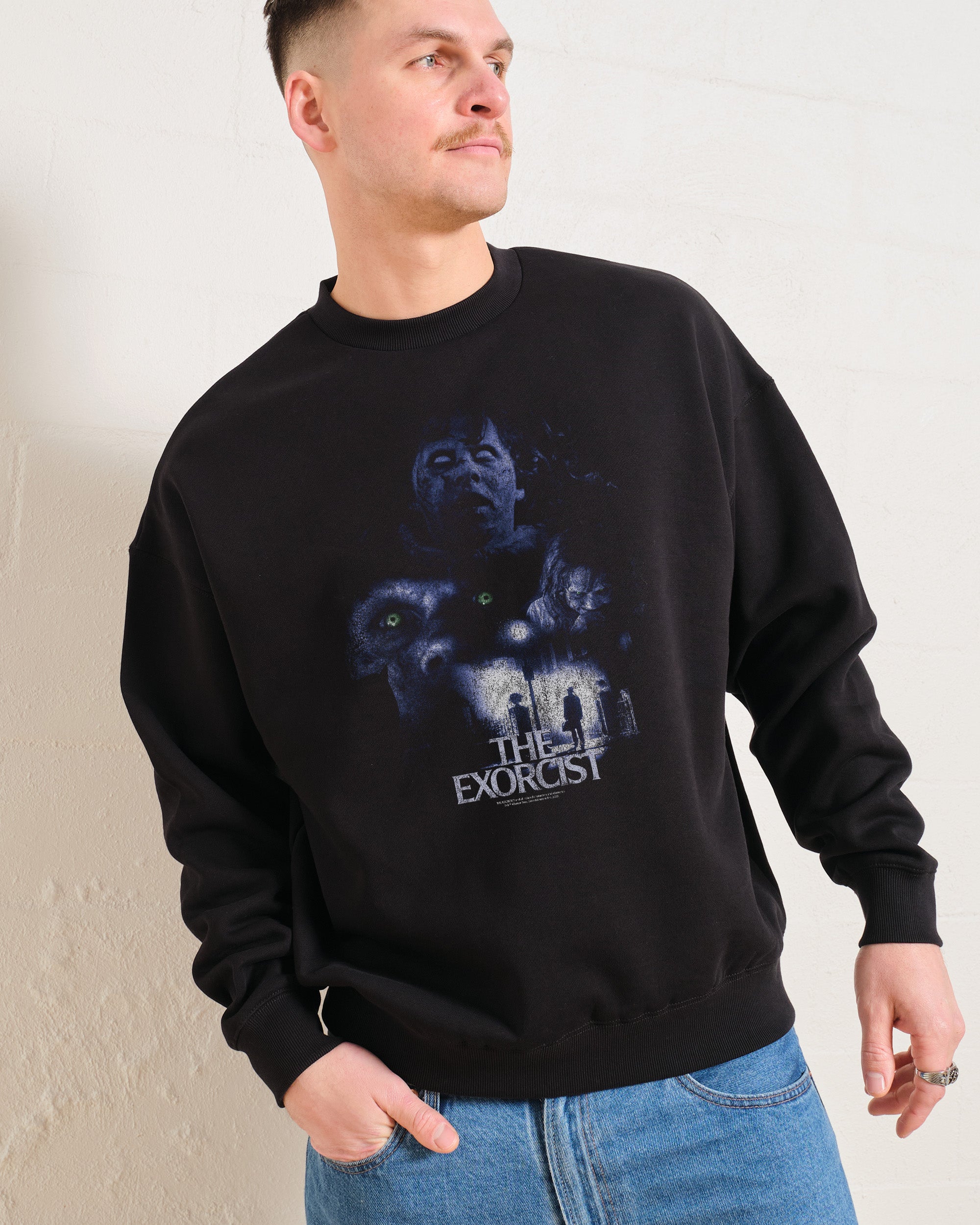 The Exorcist Vintage Unisex Sweatshirt 340gsm Cotton Polyester Blend