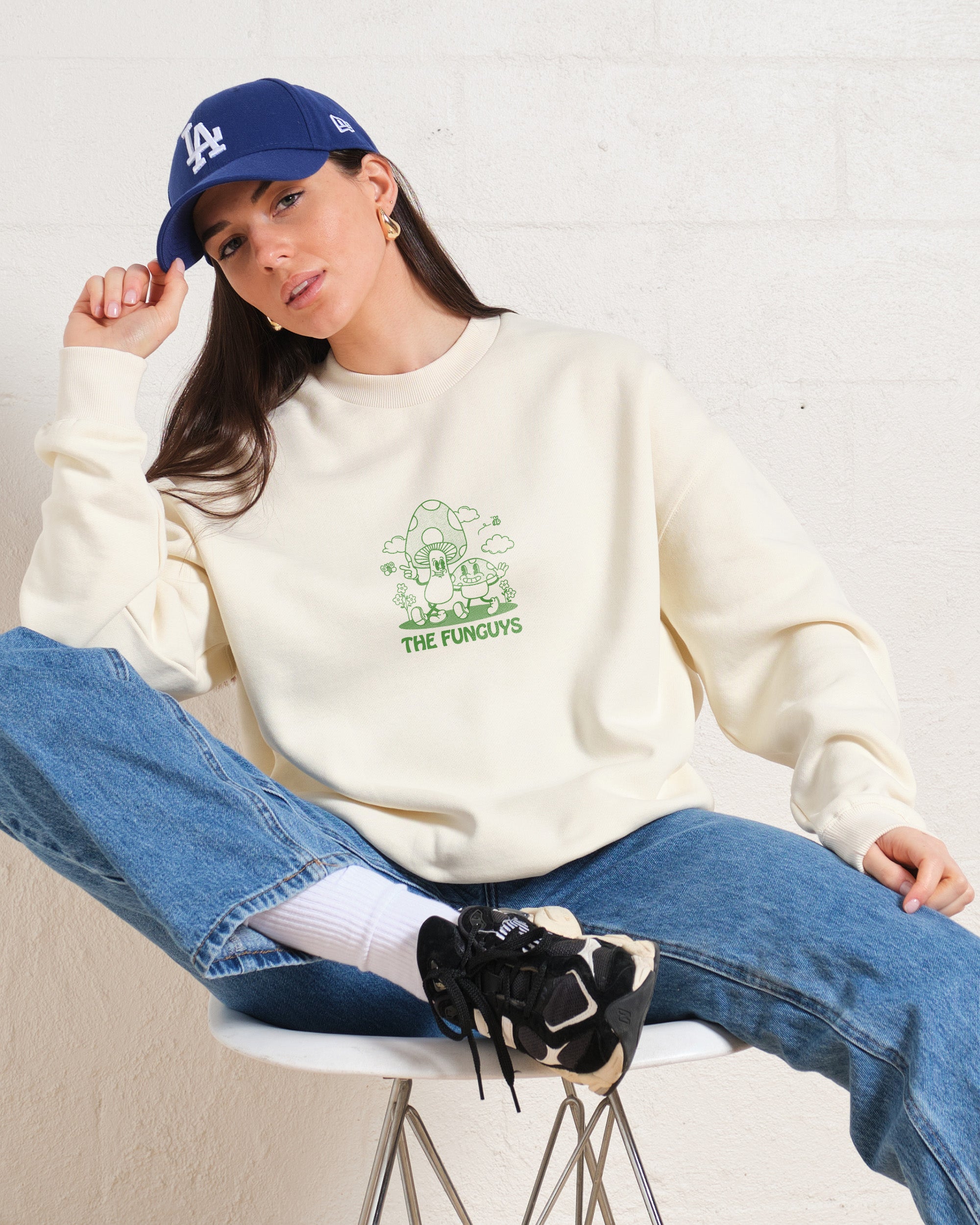 The Funguys Unisex Graphic Sweatshirt 340gsm Cotton Polyester Blend