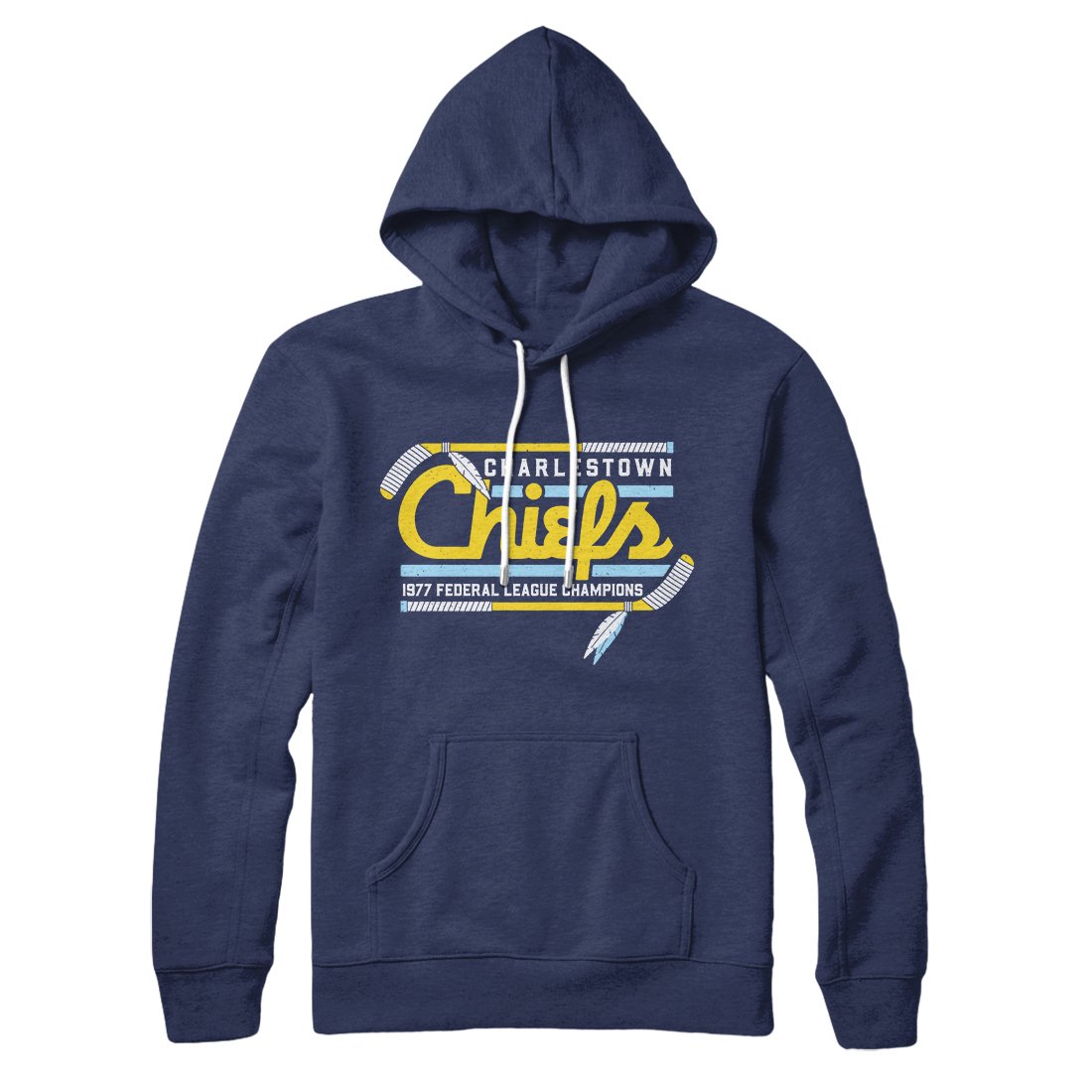 Charlestown Chiefs Unisex Pullover Hoodie Cotton Polyester Loose Fit