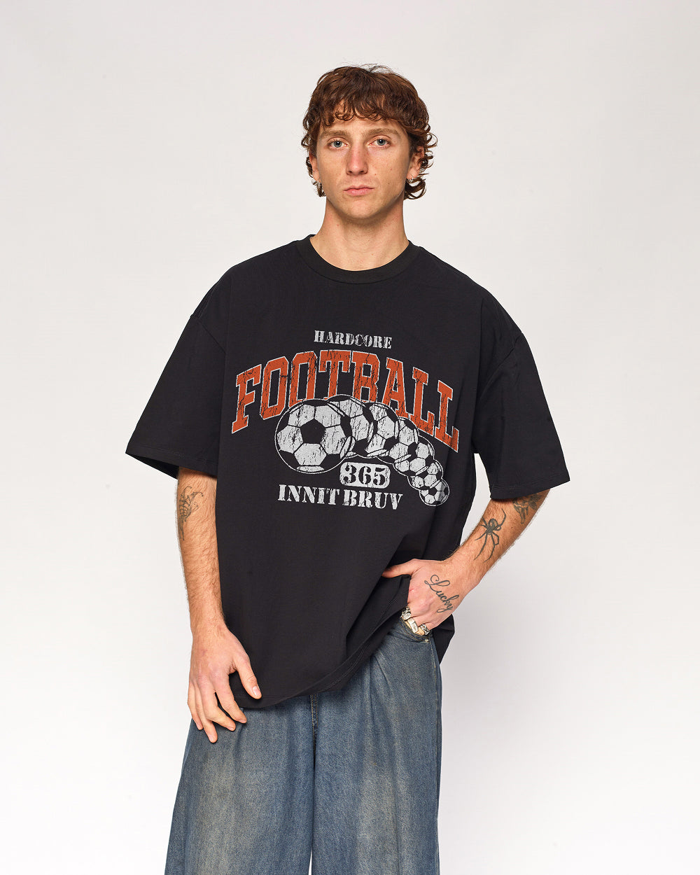 Innit Bruv Oversized Tee - Threadheads 90s Graphic Unisex T-Shirt, 100% Combed Cotton
