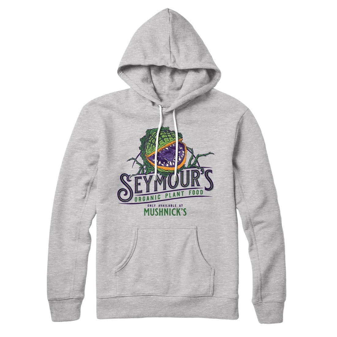 Seymour's Plant Food Pullover Hoodie - Unisex Cotton Polyester Graphic Print